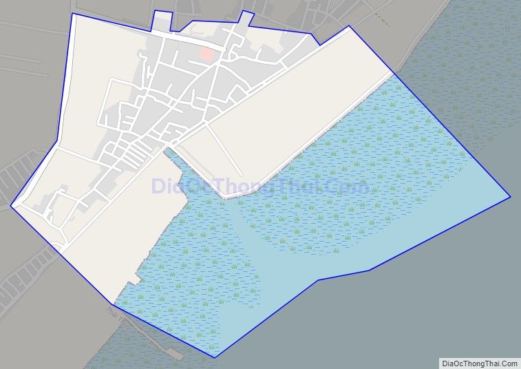 Bản đồ giao thông xã Thụy Xuân, huyện Thái Thụy