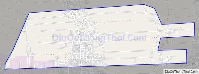 Bản đồ giao thông xã Đông Cơ, huyện Tiền Hải