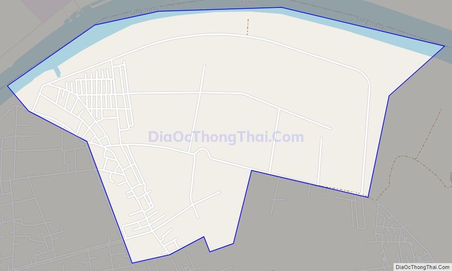 Bản đồ giao thông xã Đông Hải (cũ), huyện Tiền Hải