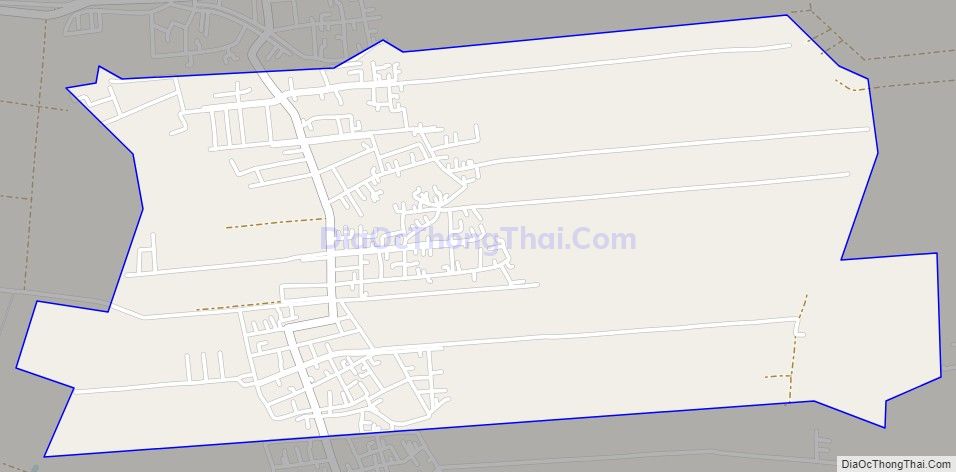 Bản đồ giao thông xã Đông Phong, huyện Tiền Hải
