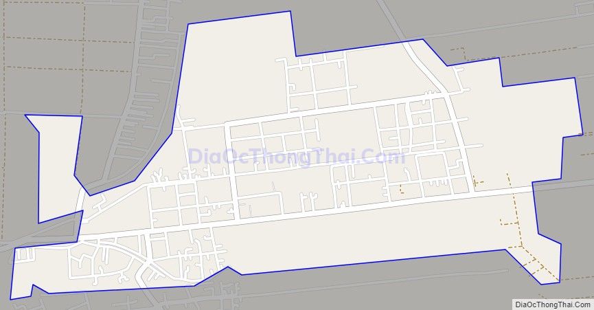 Bản đồ giao thông xã Đông Trung, huyện Tiền Hải