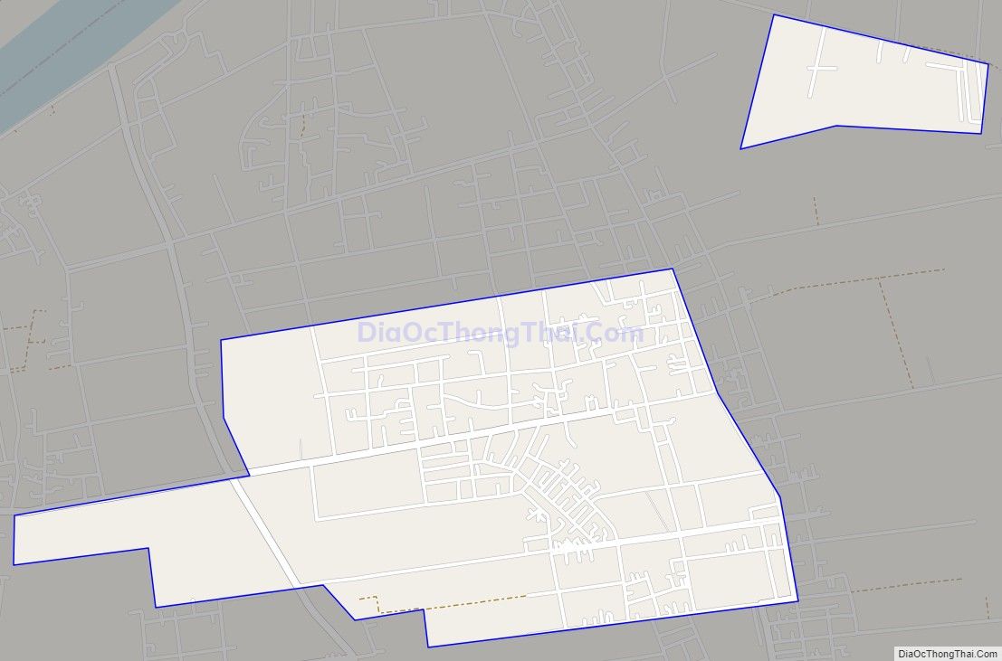 Bản đồ giao thông xã Đông Xuyên, huyện Tiền Hải