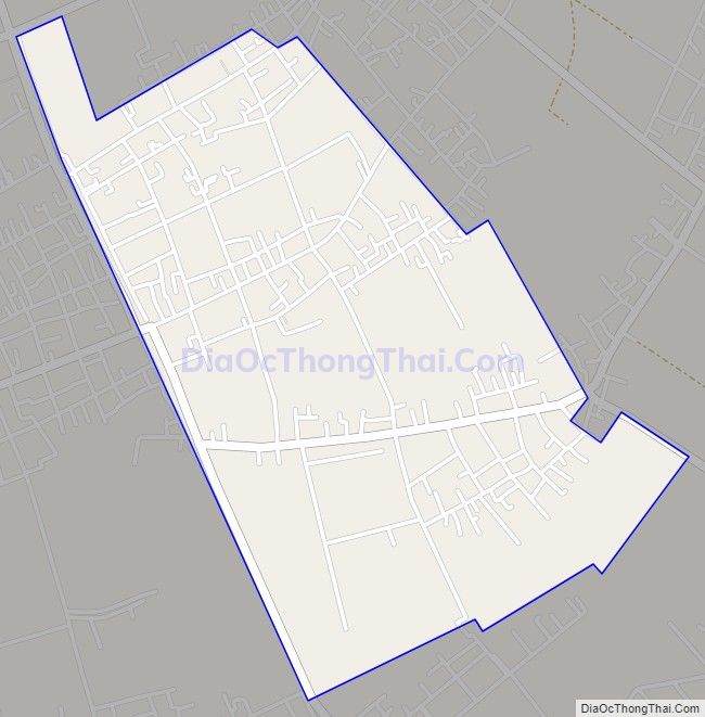 Bản đồ giao thông xã Nam Thanh, huyện Tiền Hải