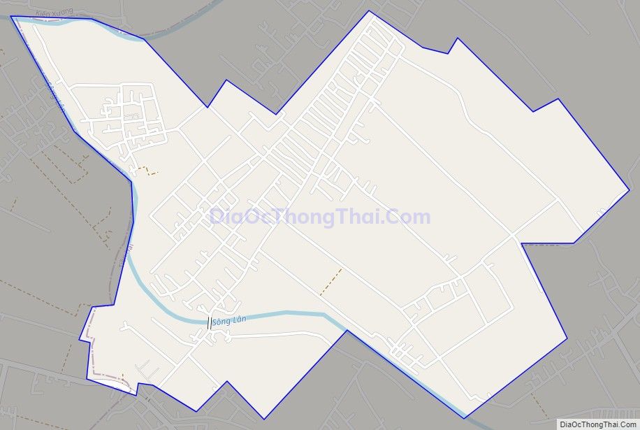 Bản đồ giao thông xã Vân Trường, huyện Tiền Hải