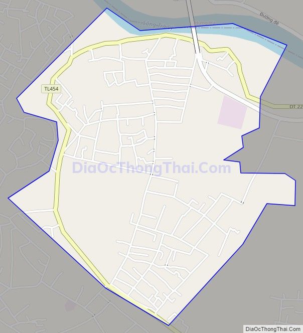 Bản đồ giao thông xã Đồng Thanh, huyện Vũ Thư