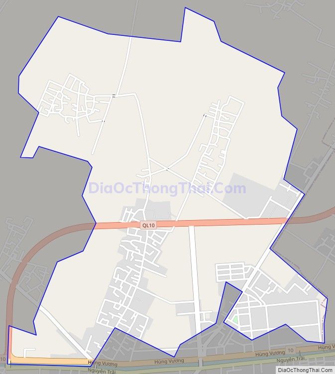 Bản đồ giao thông xã Minh Quang, huyện Vũ Thư