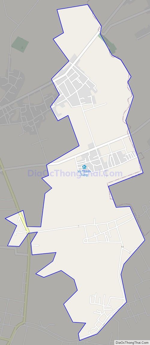 Bản đồ giao thông xã Trung An, huyện Vũ Thư