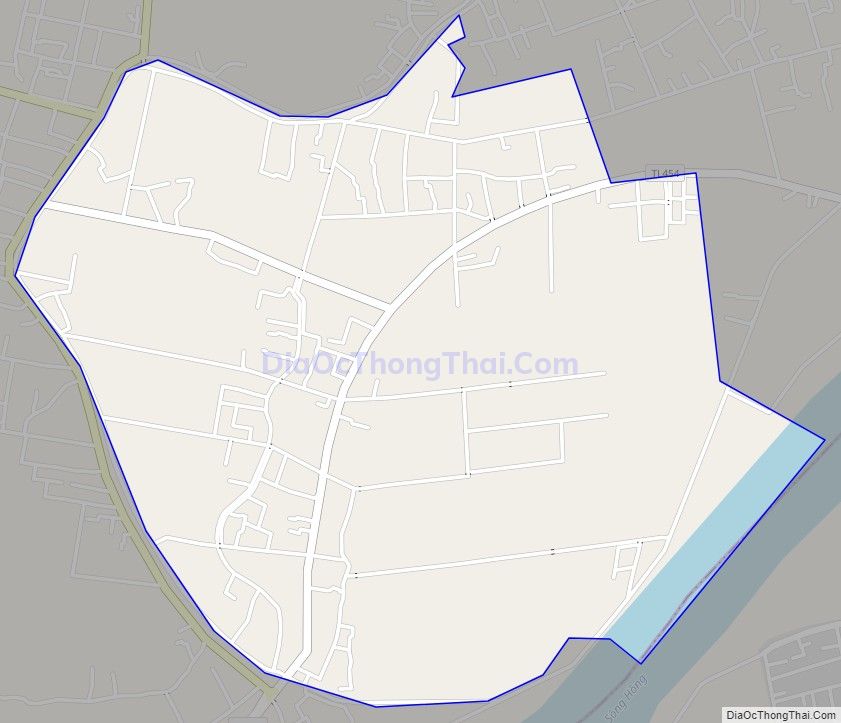 Bản đồ giao thông xã Vũ Đoài, huyện Vũ Thư