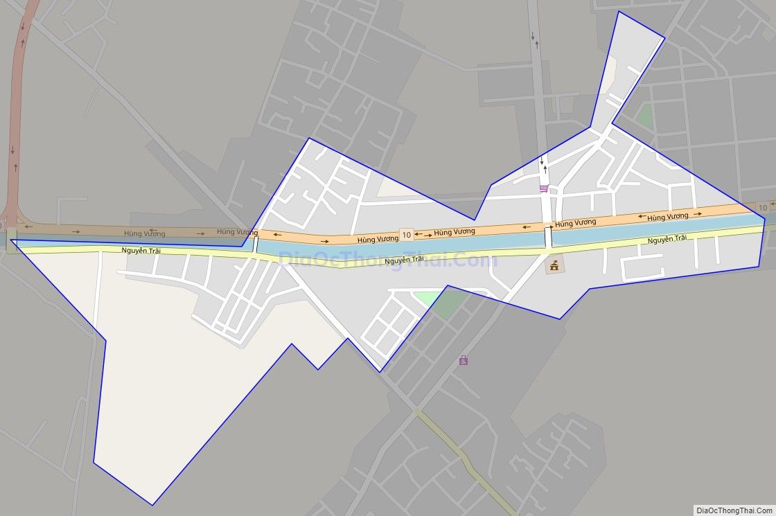 Bản đồ giao thông Thị trấn Vũ Thư, huyện Vũ Thư