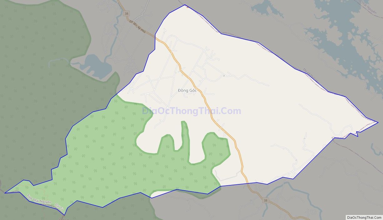 Bản đồ giao thông xã Cát Nê, huyện Đại Từ