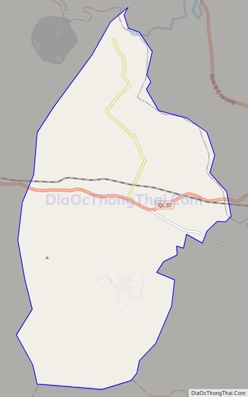 Bản đồ giao thông xã Cù Vân, huyện Đại Từ