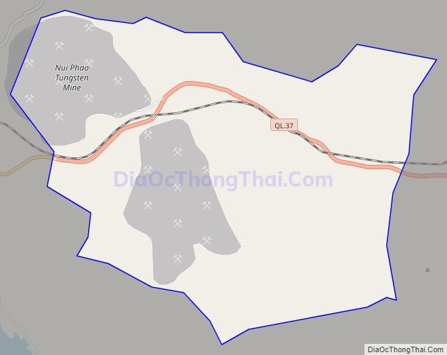 Bản đồ giao thông xã Hà Thượng, huyện Đại Từ
