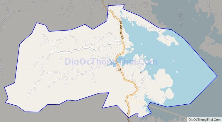 Bản đồ giao thông xã Lục Ba, huyện Đại Từ