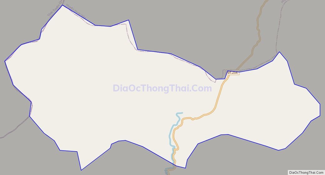 Bản đồ giao thông xã Minh Tiến, huyện Đại Từ
