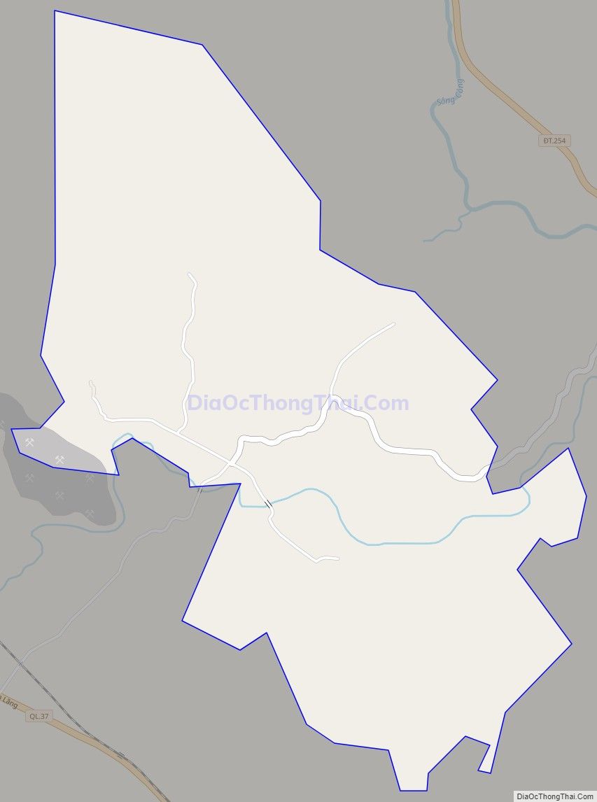 Bản đồ giao thông xã Na Mao, huyện Đại Từ