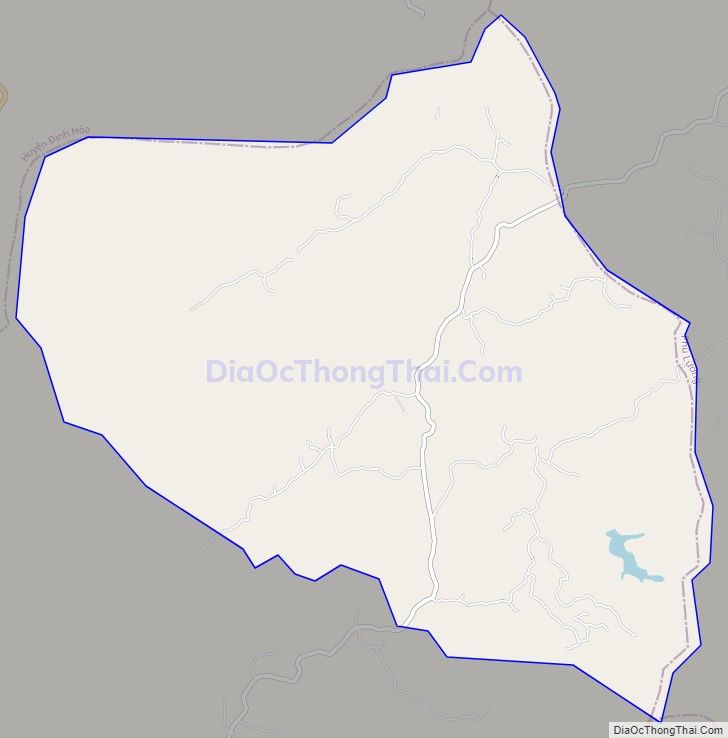 Bản đồ giao thông xã Phúc Lương, huyện Đại Từ