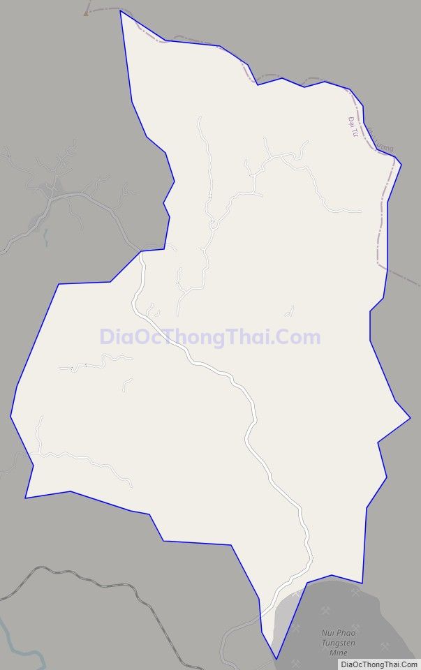 Bản đồ giao thông xã Tân Linh, huyện Đại Từ