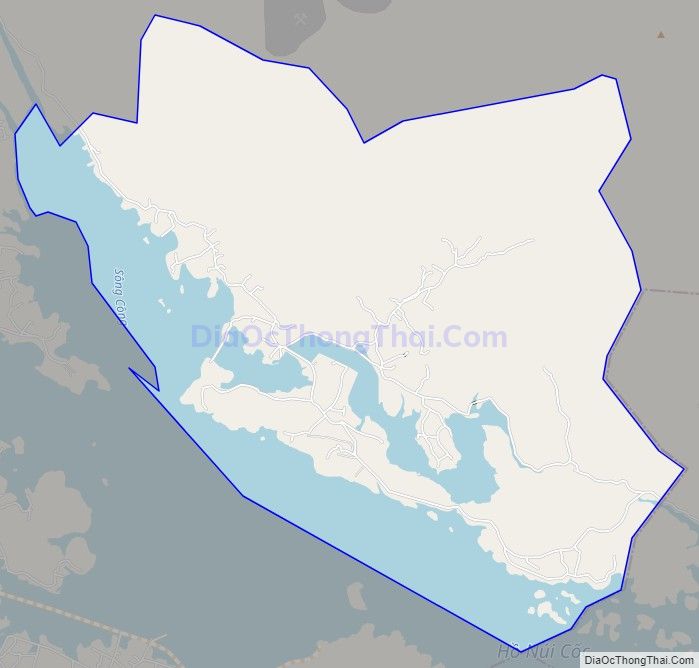 Bản đồ giao thông xã Tân Thái, huyện Đại Từ