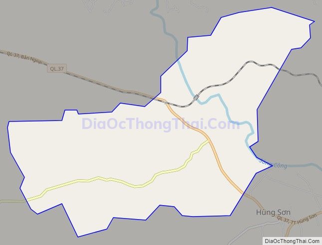 Bản đồ giao thông xã Tiên Hội, huyện Đại Từ