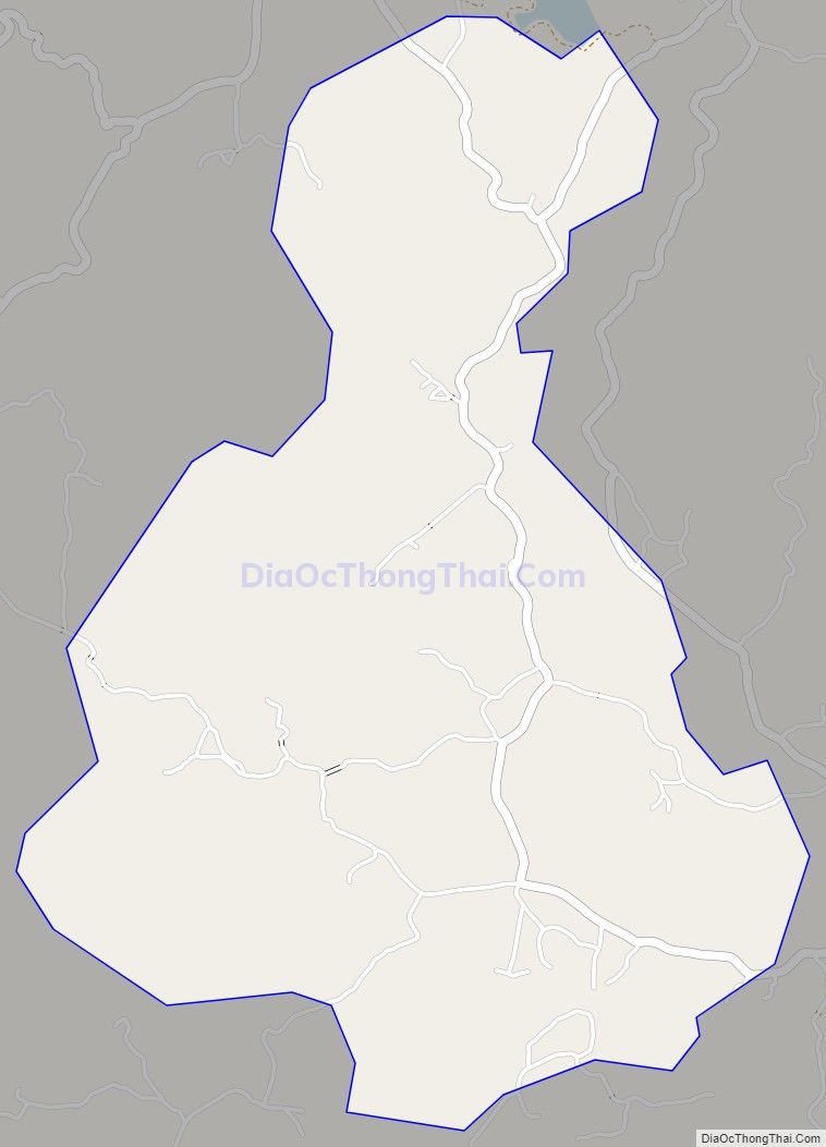 Bản đồ giao thông xã Định Biên, huyện Định Hóa