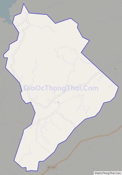 Bản đồ giao thông xã Đồng Thịnh, huyện Định Hóa