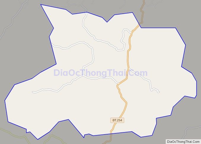 Bản đồ giao thông xã Sơn Phú, huyện Định Hóa