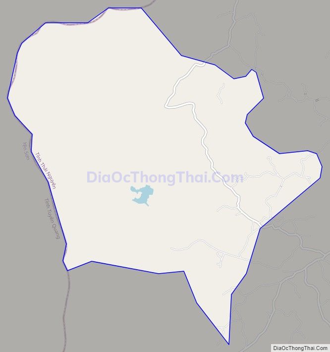 Bản đồ giao thông xã Thanh Định, huyện Định Hóa