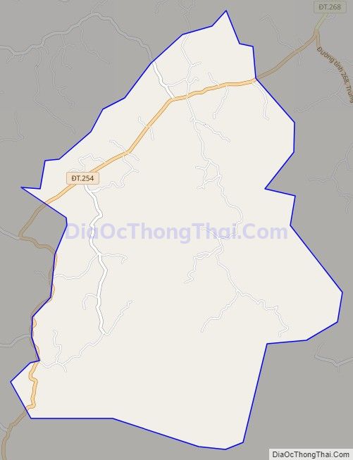 Bản đồ giao thông xã Trung Lương, huyện Định Hóa