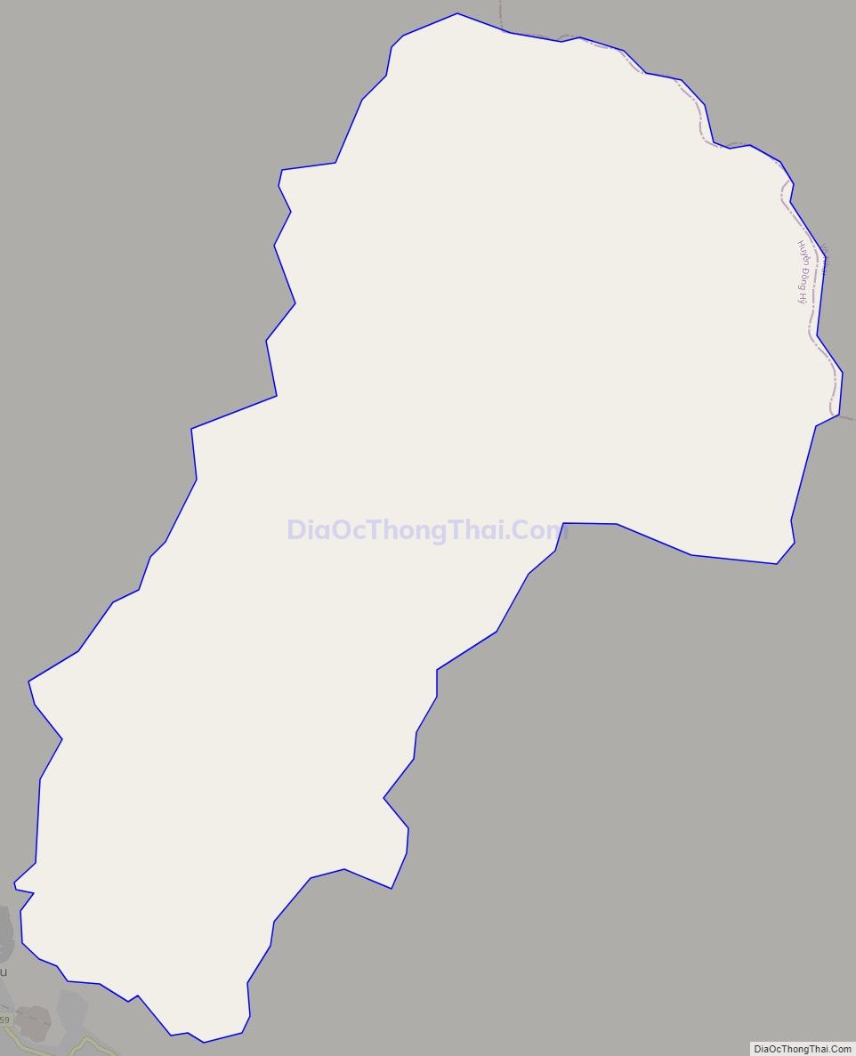 Bản đồ giao thông xã Cây Thị, huyện Đồng Hỷ