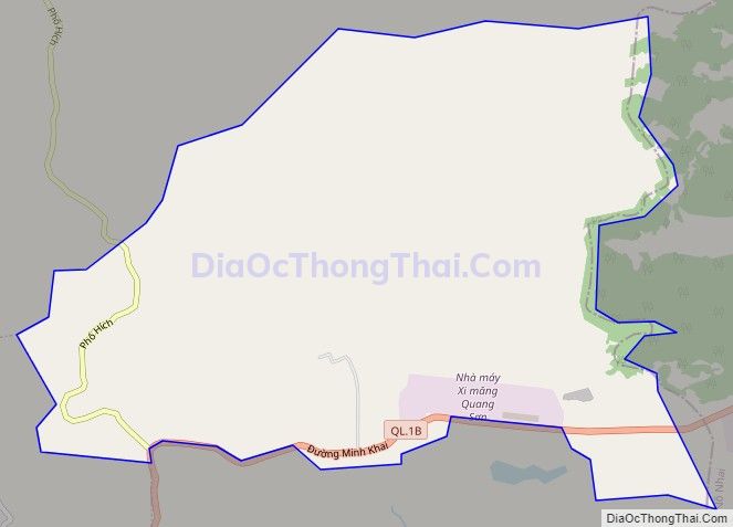 Bản đồ giao thông xã Quang Sơn, huyện Đồng Hỷ