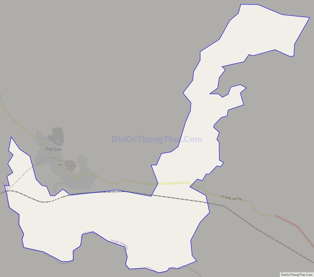 Bản đồ giao thông xã Tân Lợi, huyện Đồng Hỷ