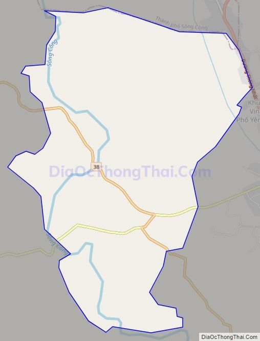 Bản đồ giao thông phường Đắc Sơn, thành phố Phổ Yên
