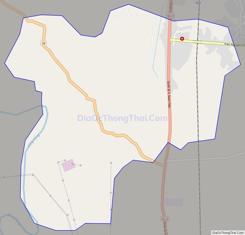 Bản đồ giao thông phường Nam Tiến, thành phố Phổ Yên