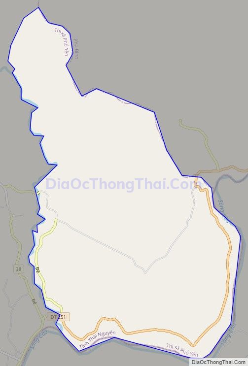 Bản đồ giao thông phường Tiên Phong, thành phố Phổ Yên