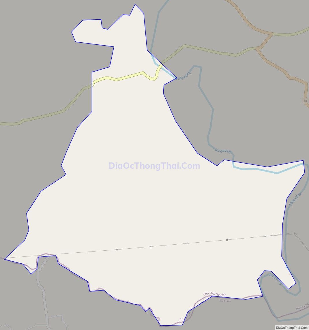 Bản đồ giao thông xã Vạn Phái, thành phố Phổ Yên