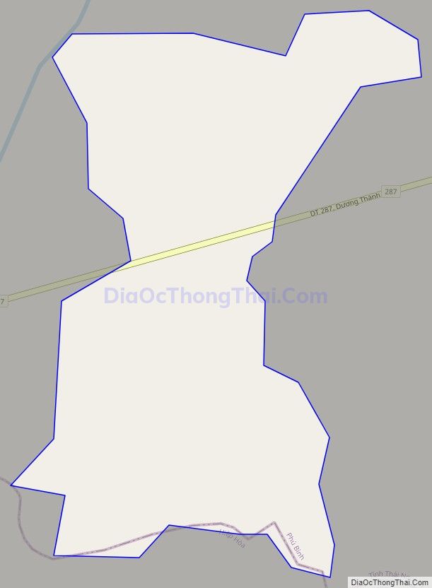 Bản đồ giao thông xã Thanh Ninh, huyện Phú Bình