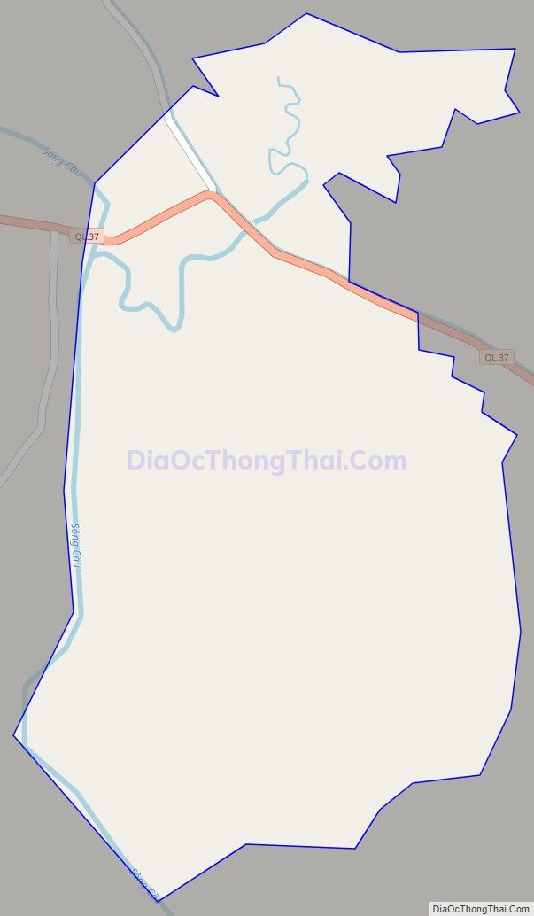 Bản đồ giao thông xã Xuân Phương, huyện Phú Bình