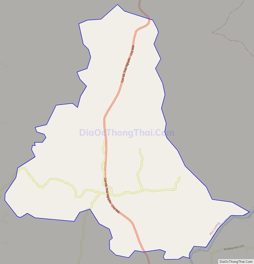 Bản đồ giao thông xã Tức Tranh, huyện Phú Lương
