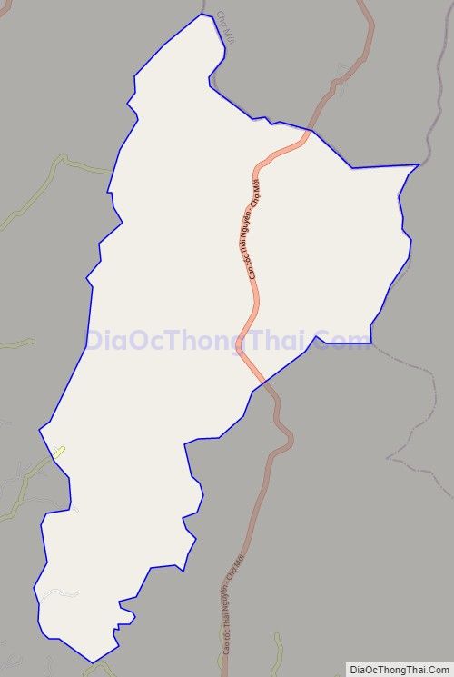 Bản đồ giao thông xã Yên Lạc, huyện Phú Lương