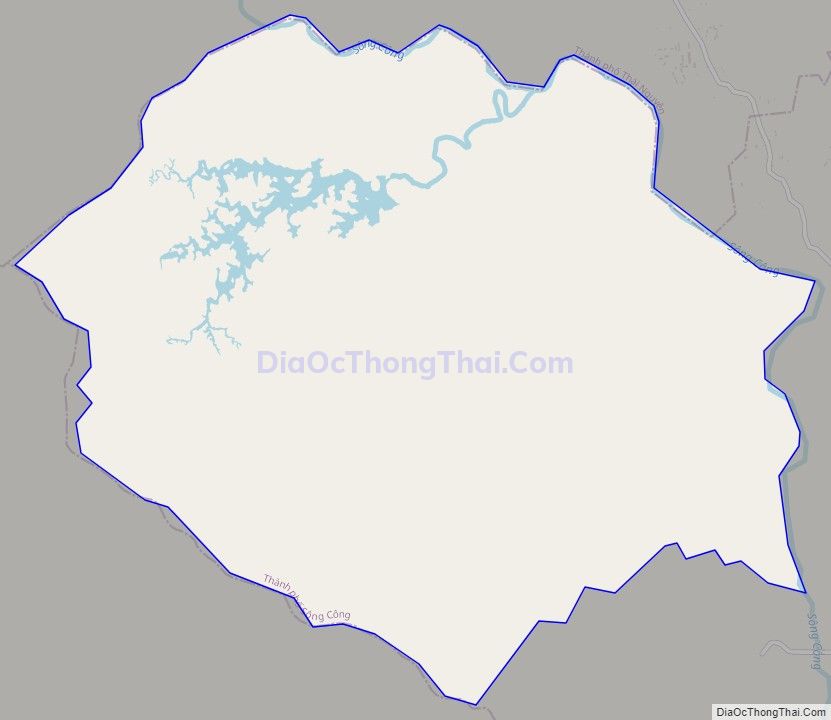 Bản đồ giao thông xã Bình Sơn, thành phố Sông Công
