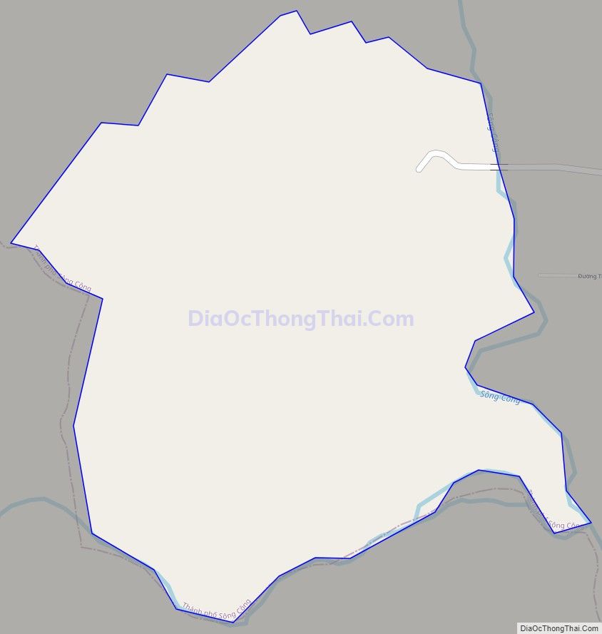 Bản đồ giao thông xã Vinh Sơn (cũ), thành phố Sông Công
