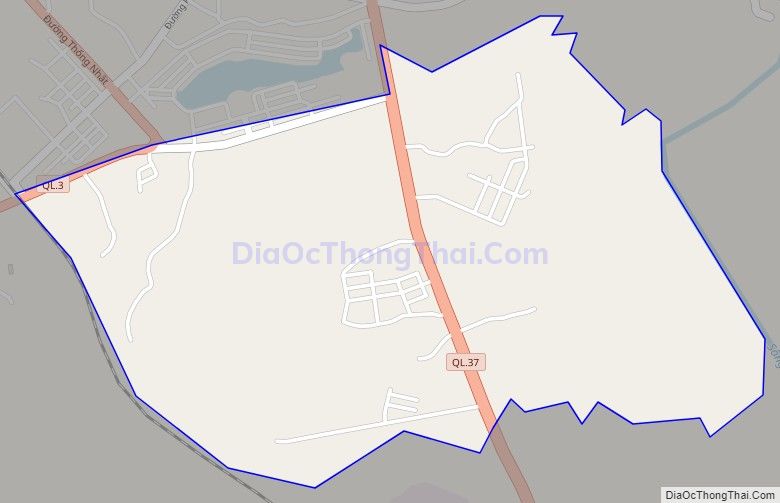 Bản đồ giao thông phường Gia Sàng, thành phố Thái Nguyên