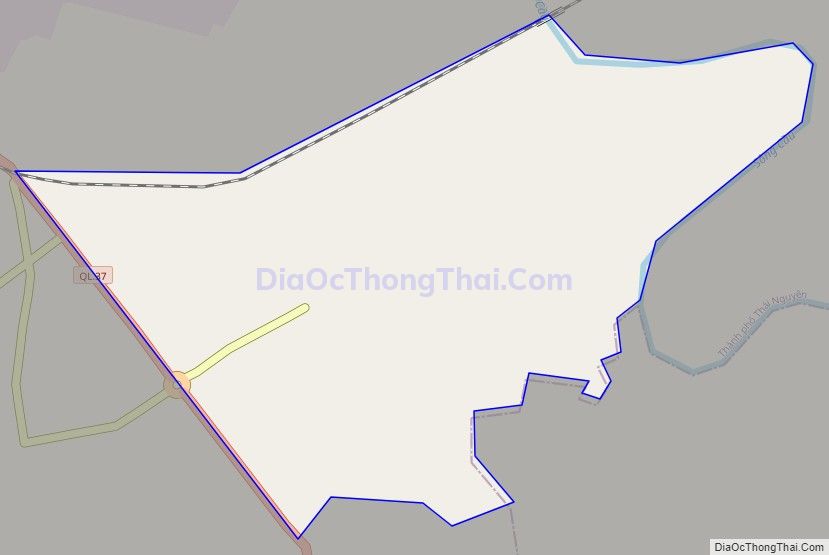 Bản đồ giao thông phường Hương Sơn, thành phố Thái Nguyên