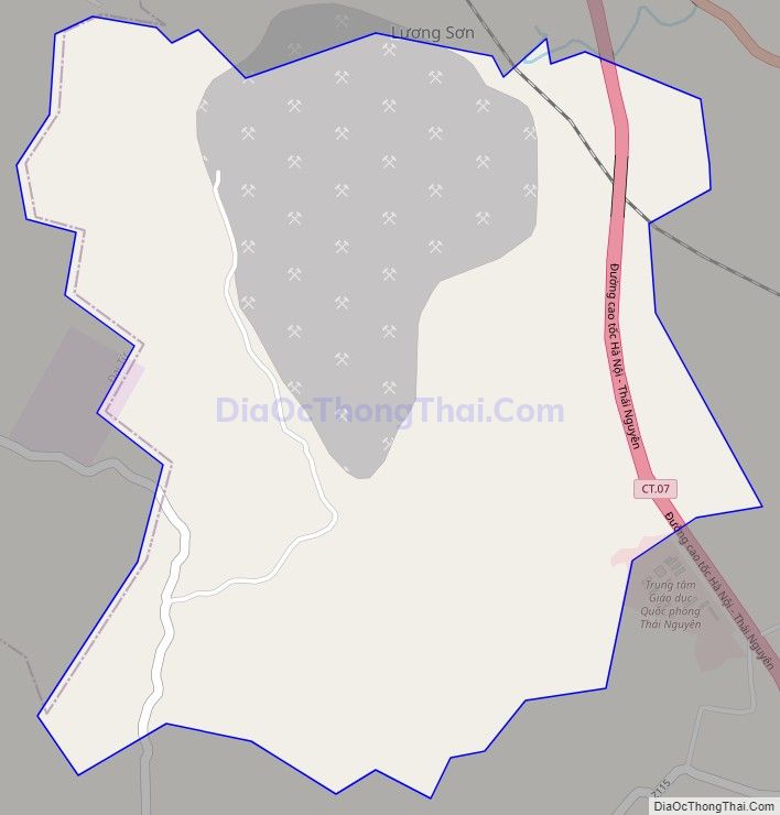 Bản đồ giao thông xã Phúc Hà, thành phố Thái Nguyên