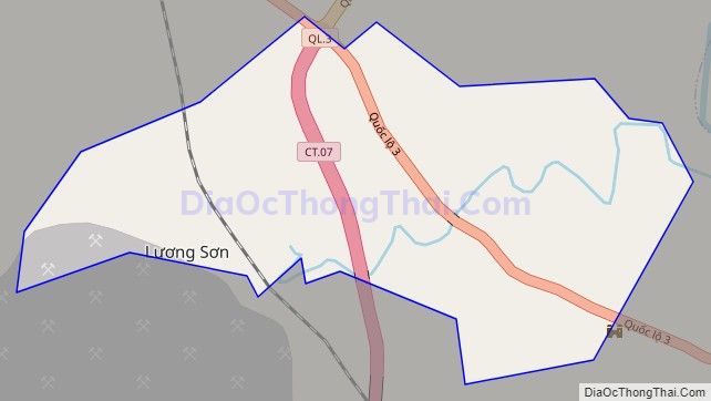Bản đồ giao thông phường Tân Long, thành phố Thái Nguyên