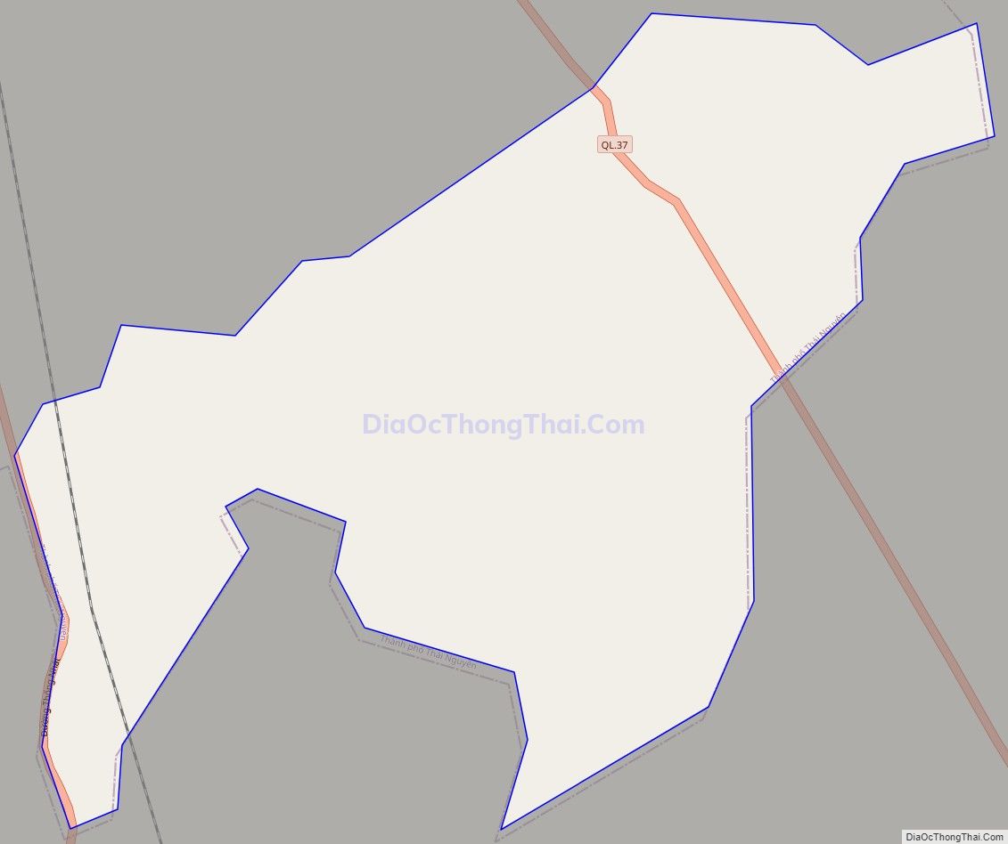 Bản đồ giao thông phường Tân Thành, thành phố Thái Nguyên