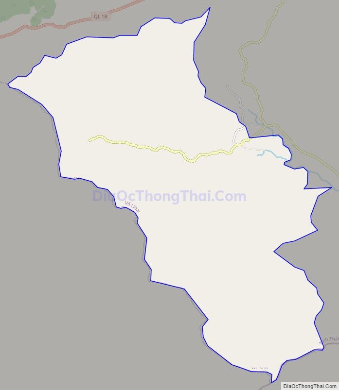 Bản đồ giao thông xã Liên Minh, huyện Võ Nhai