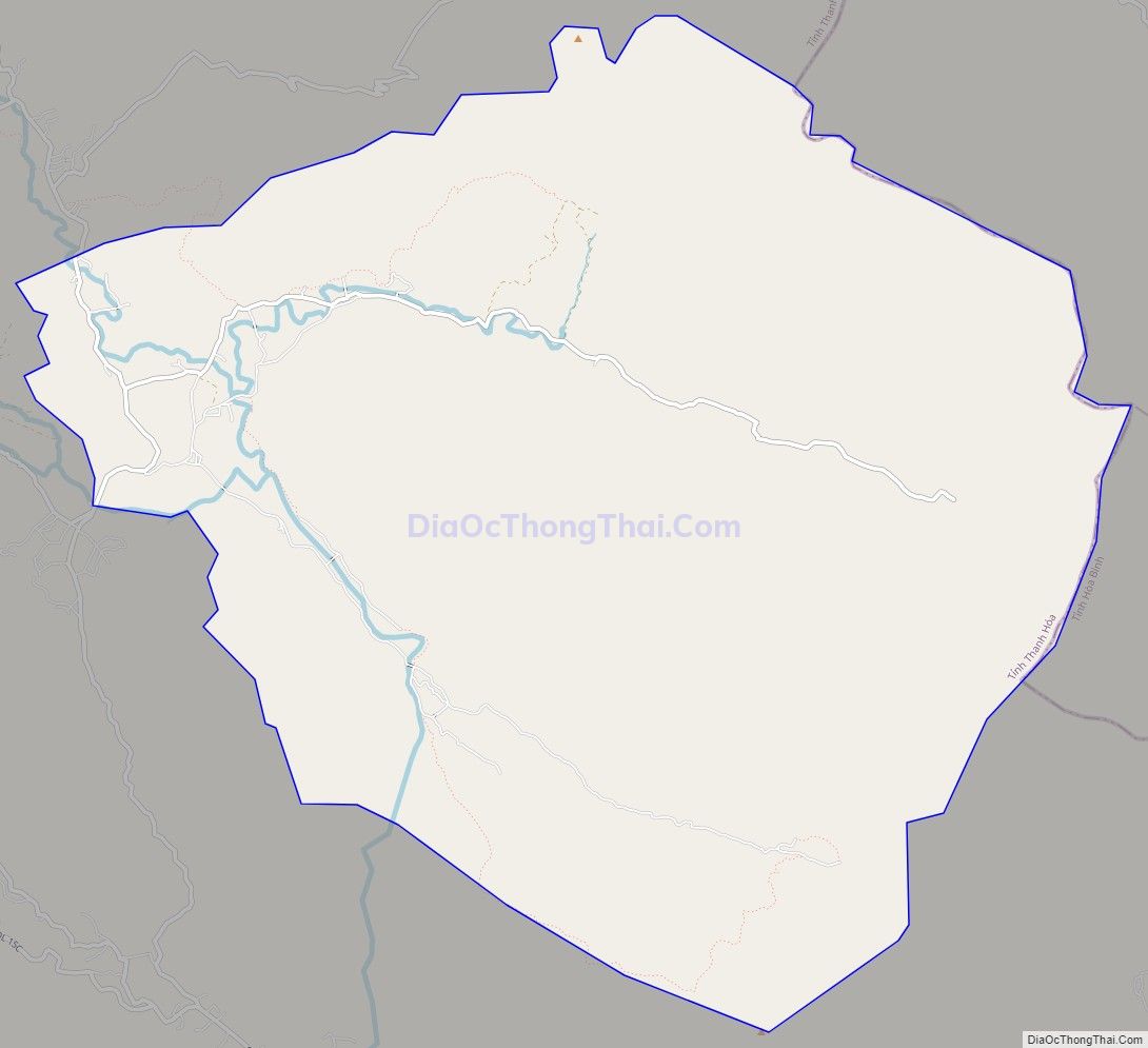 Bản đồ giao thông xã Cổ Lũng, huyện Bá Thước