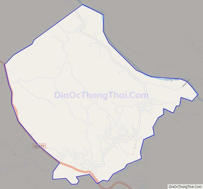 Bản đồ giao thông xã Điền Lư, huyện Bá Thước
