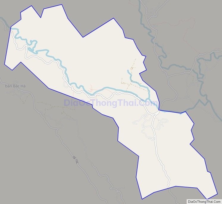 Bản đồ giao thông xã Lũng Niêm, huyện Bá Thước